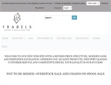 Tablet Screenshot of frabels.com